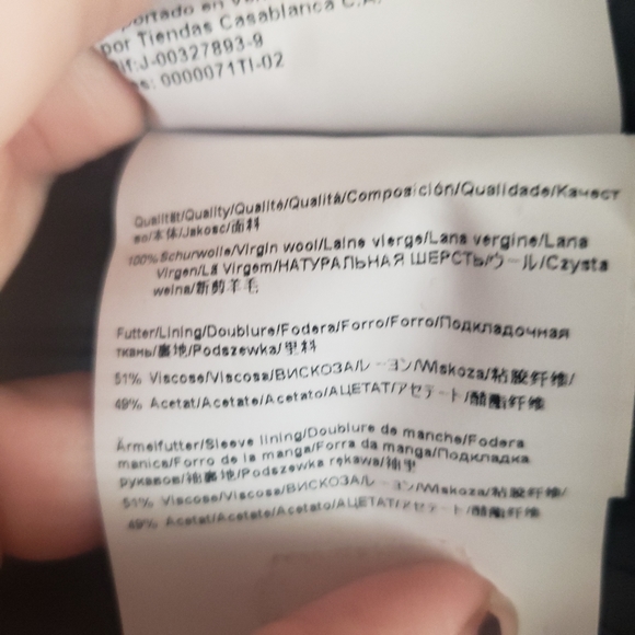 Hugo Boss Reda Super 110 Virgin Wool Blazer 38S - Picture 10 of 13